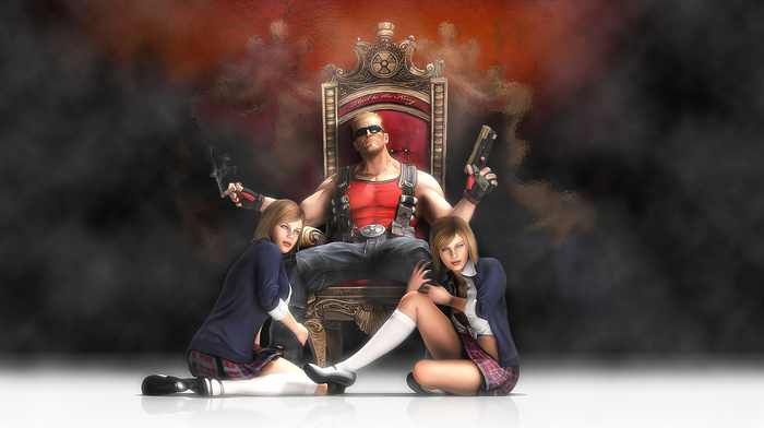 video games, gun, girls