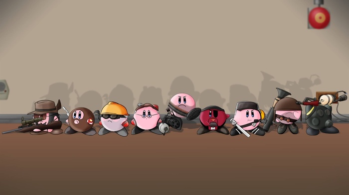 video games, Team Fortress 2, Kirby