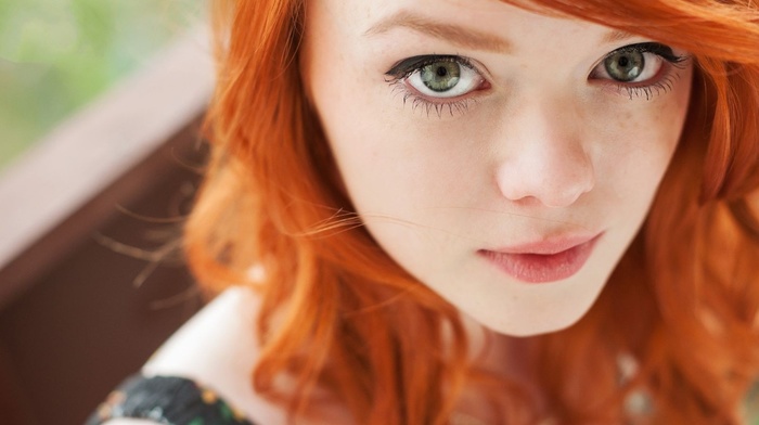 girl, redhead