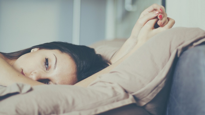 model, face, girl, brunette