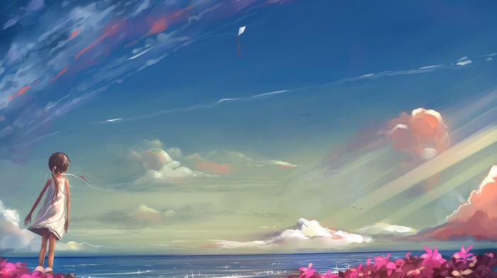 nature, anime, sky