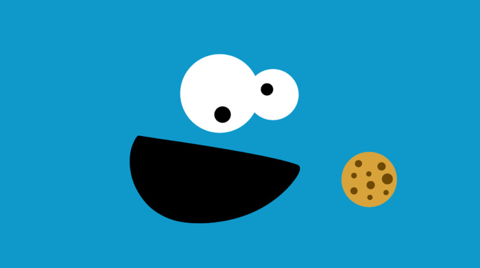 Sesame Street, Cookie Monster, minimalism