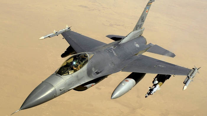 aircraft, sky, desert