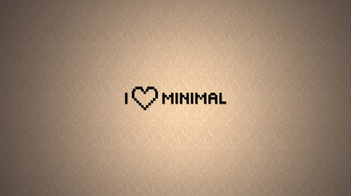 minimalism, love, wallpaper
