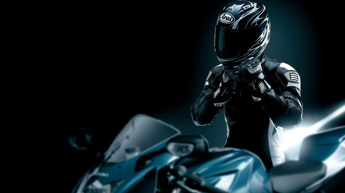 sports, motorcycle, black, helmet