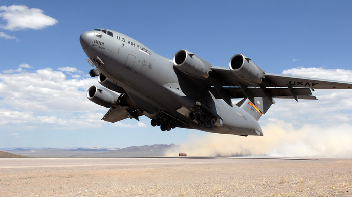 aircraft, desert, USA