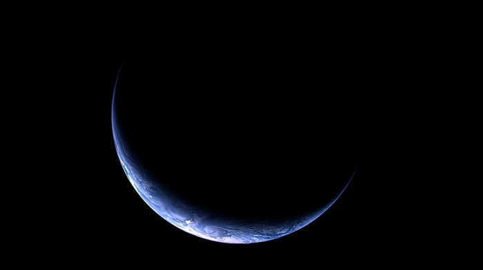 Earth, planet, black background, wallpaper, space