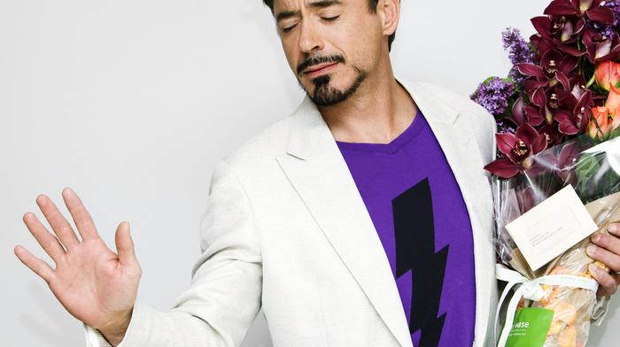 actor, flowers, mans
