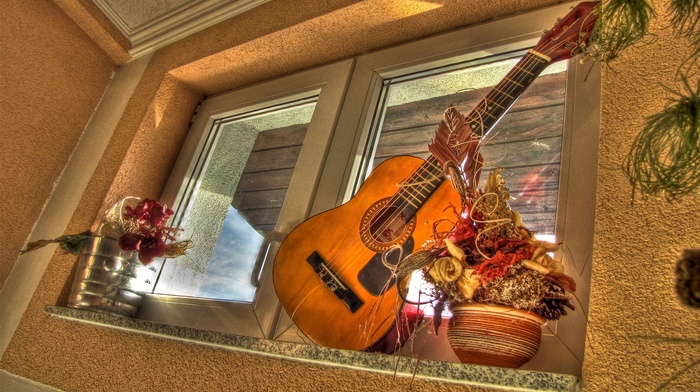 window, guitar, stunner