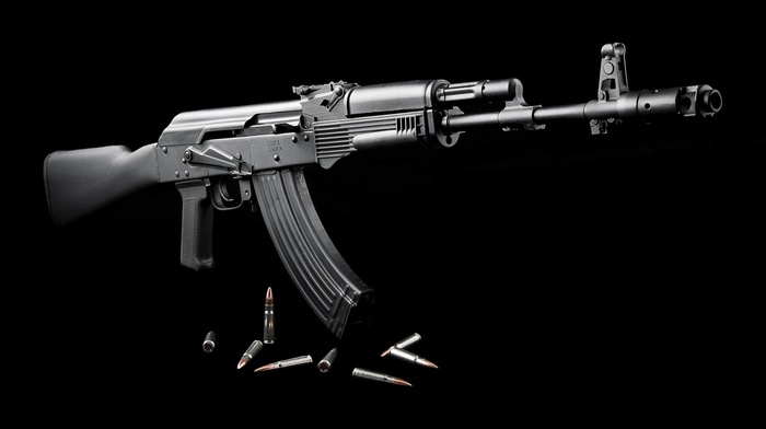 gun, black