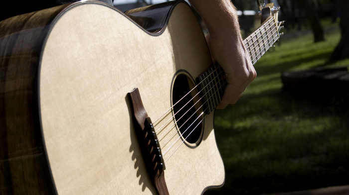 music, hand, guitar