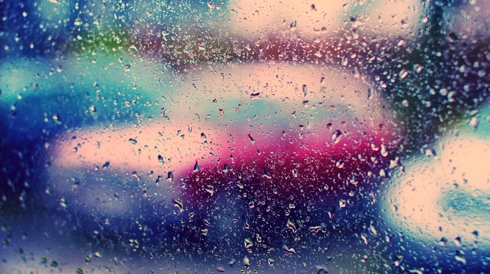 rain, wallpaper, drops, colors, macro