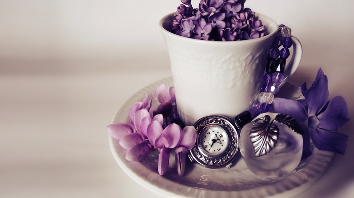 clocks, macro, flowers