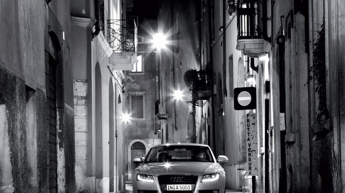 street, cars, night
