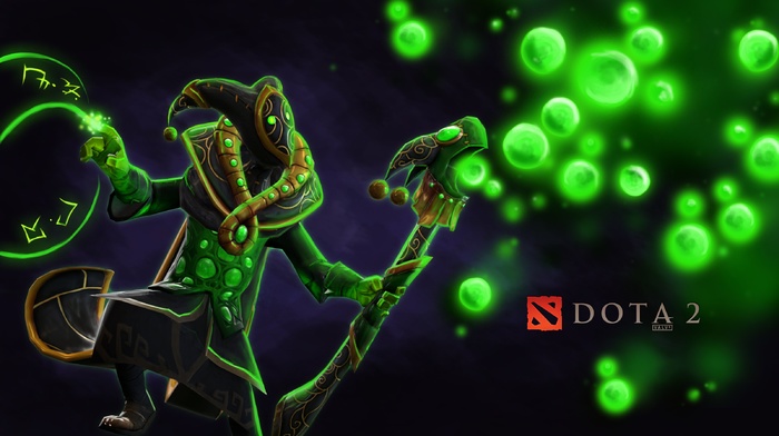 Dota 2, rubick, video games, abstract