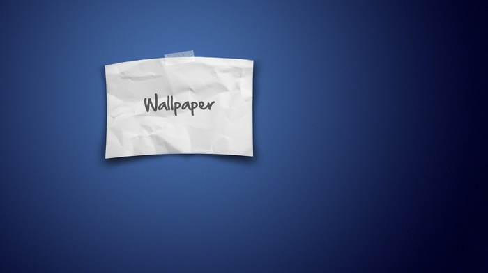 minimalism, blue background