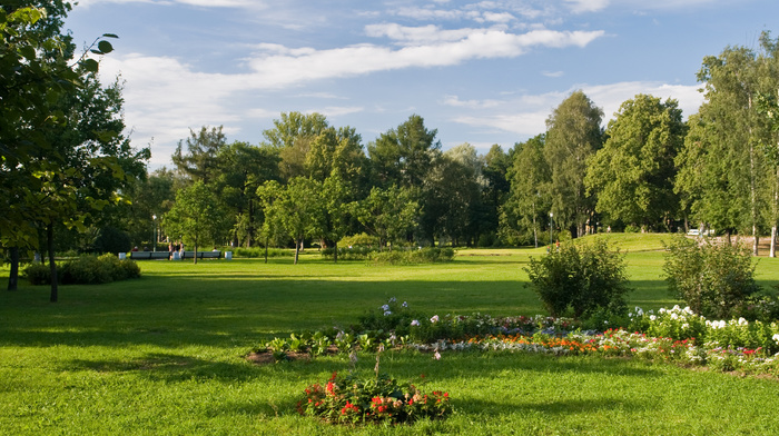 landscape, beauty, park, nature, flowers