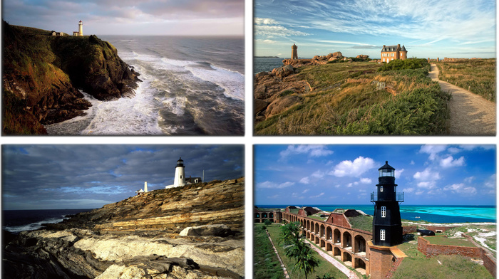 nature, landscape, lighthouse