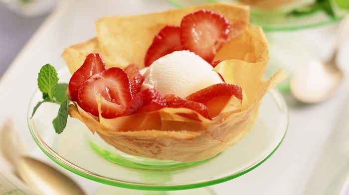 strawberry, delicious, dessert