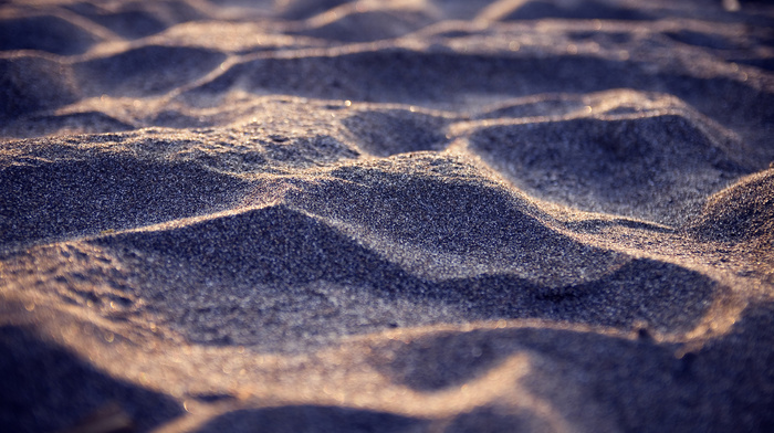 macro, sea, sand, coast
