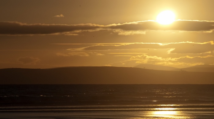 landscape, nature, sunset