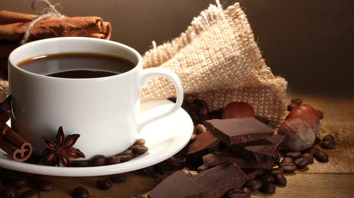 cup, chocolate, coffee, delicious