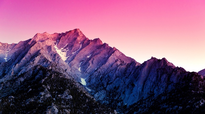 mountain, purple sky, Nexus 5