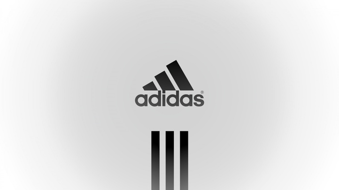 brand, white background, logo, adidas, sports, minimalism