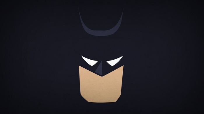 minimalism, superhero, Batman