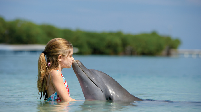 children, ocean