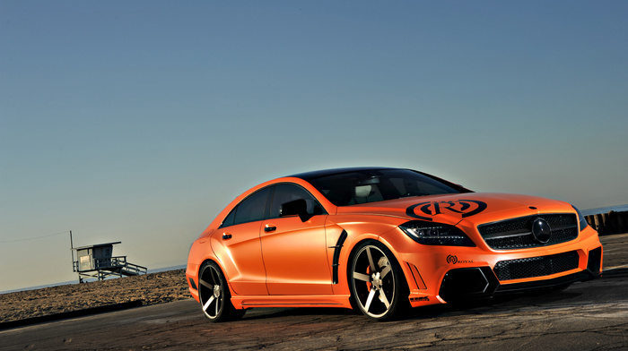 amg, cars, orange