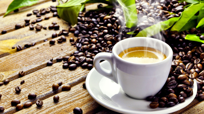 stunner, leaves, table, cup