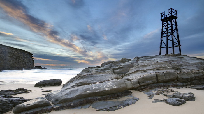 nature, sea, rocks, landscape