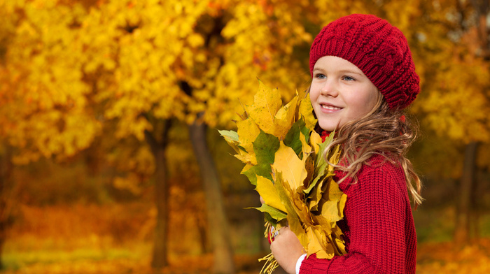 girlie, autumn, blonde