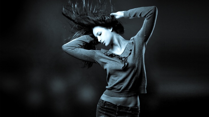 girl, brunette, sports