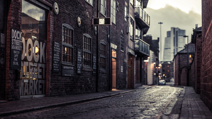 cities, building, street