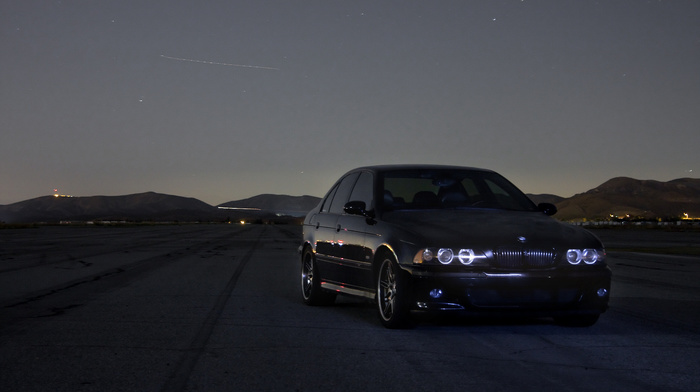 bmw, BMW, stars, evening, cars, black