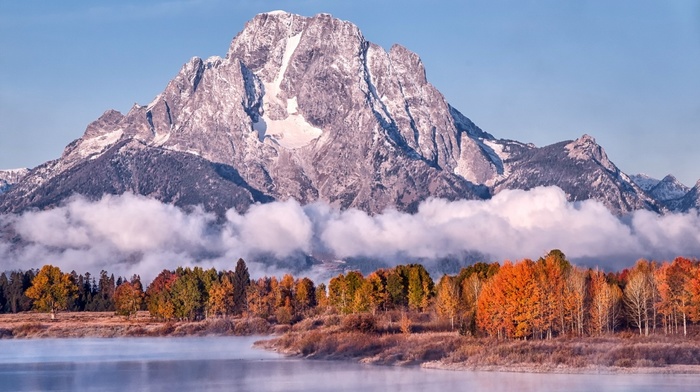 landscape, mountain, lake, nature