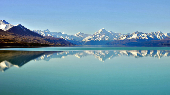 sea, nature, mountain