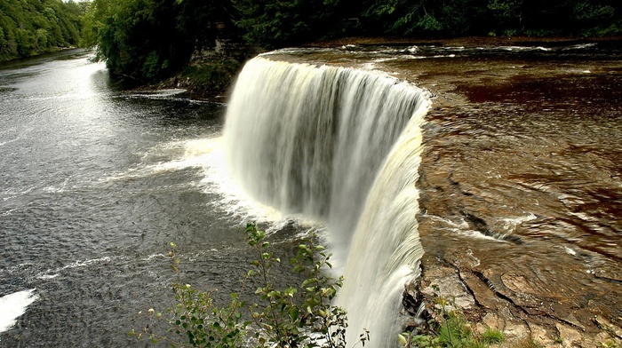 waterfall, nature