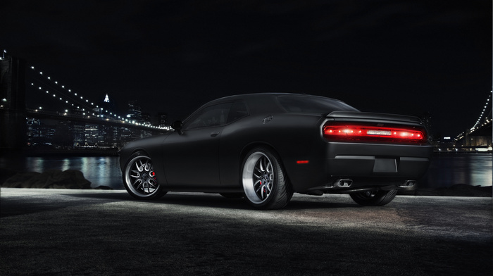 black, Dodge, cars