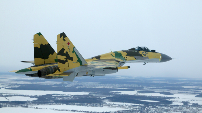 beautiful, fly, aircraft, snow, winter, jet fighter