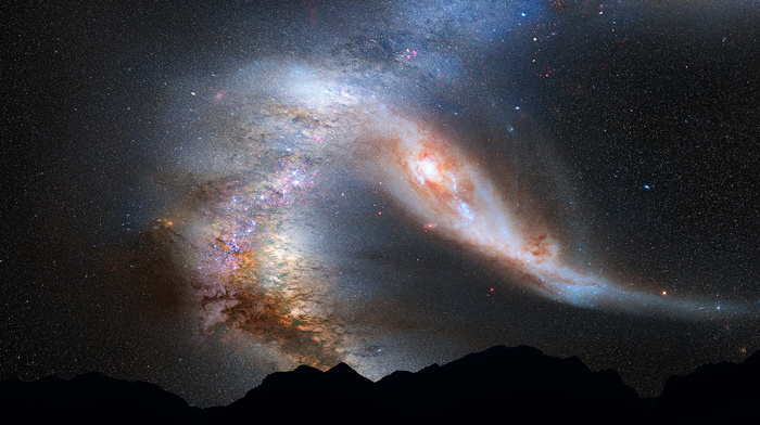 galaxy, Milky Way, space