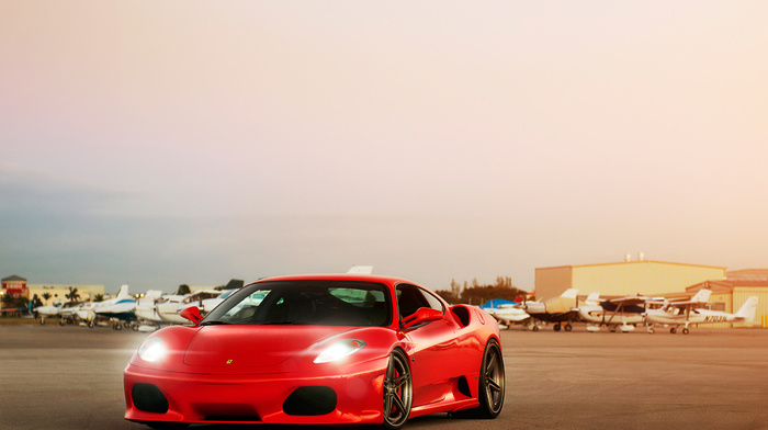 ferrari, light, headlights, cars