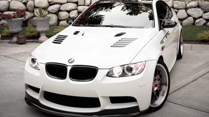 white, BMW, cars, m3, bmw, stones