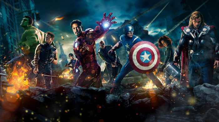 Iron Man, Thor, movies, The Avengers, heroes, Hulk, Captain America