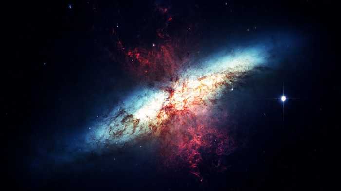 nebula, galaxy, space, stars