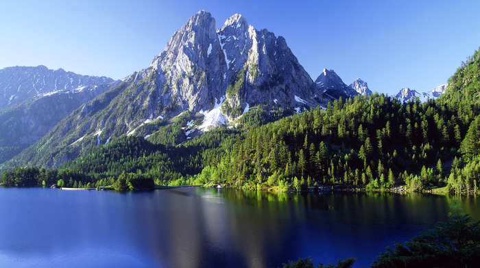 nature, mountain, landscape, lake