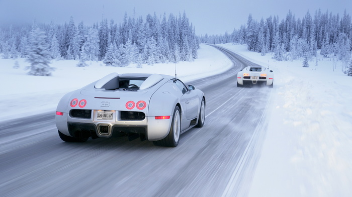 snow, cars, winter