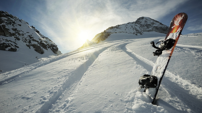 snow, mountain, winter, sports